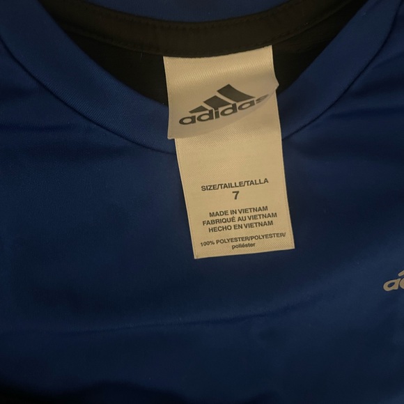 3-piece Adidas Shorts and Shirt - size 7 - Picture 3 of 4